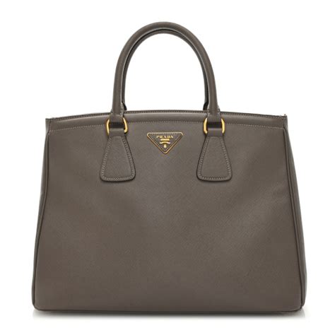 visone prada naturale|PRADA Saffiano Lux Medium Tote Visone .